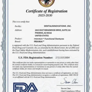 FRIVIKA® Custom-Fit Dentures